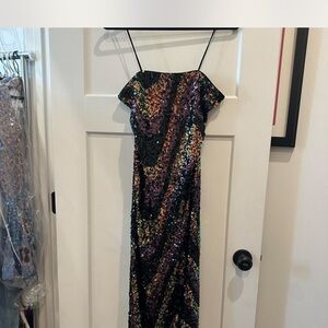 SAYLOR Multicolor Strapless Dress